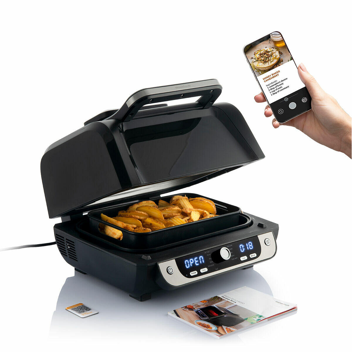 Freidora de Aire con Grill InnovaGoods